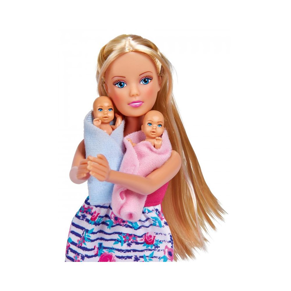Кукла Штеффи беременная из серии Двойняшки, с аксессуарами, 29 см.  